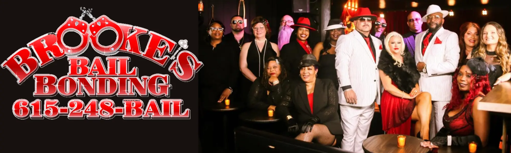 Brooke's Bail Bonding website Header