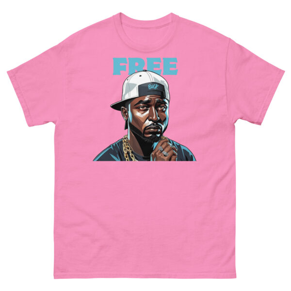 Free Buck Blue Print T-shirt - Image 6