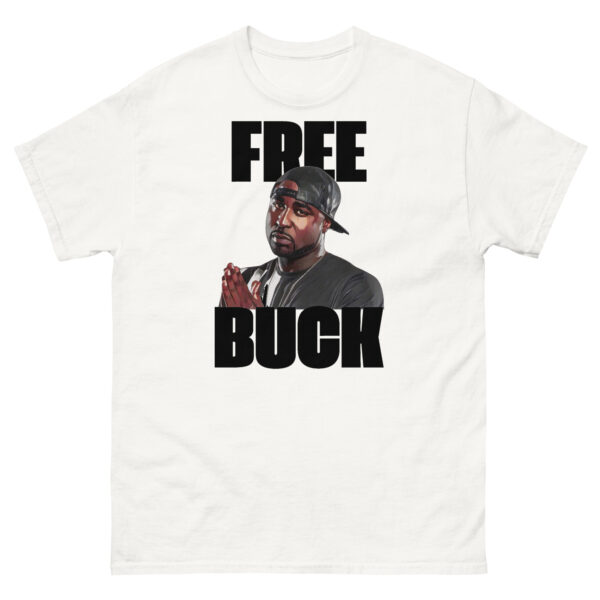Free Buck T-Shirt (White or Grey) - Image 2
